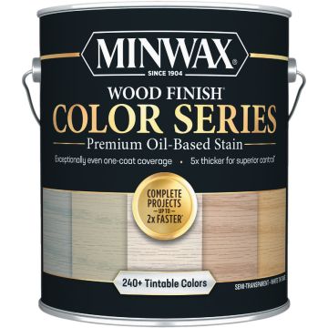 Minwax Wood Finish Color Series Oil-Based Stain, White Base, 1 Gal.