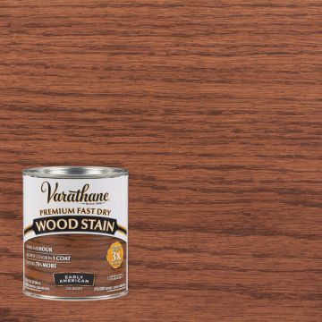 Varathane Fast Dry Early American Urethane Modified Alkyd Interior Wood Stain, 1 Qt.