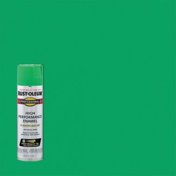 Rust-Oleum Professional 15 Oz. Gloss Industrial Enamel Spray Paint, Safety Green