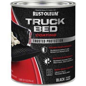 Rust-Oleum Automotive Truck Bed Coating, Quart, Black