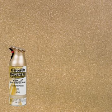 Rust-Oleum Universal 11 Oz. Metallic Gilded Brass Paint