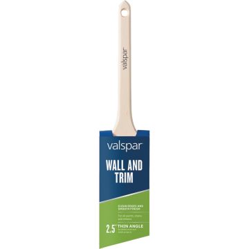 Valspar 2.5 In. Wall & Trim Thin Angle Sash Brush