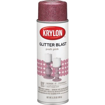 Krylon Glitter Blast 5.75 Oz. Posh Pink Spray Paint