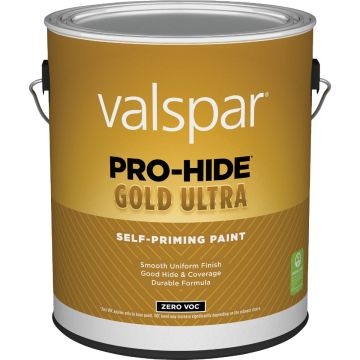 Valspar Pro-Hide Gold Ultra Zero VOC Latex Eggshell Interior Wall Paint, Tint Base, 1 Gal.