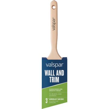 Valspar 3 In. Wall & Trim Angle Sash Brush