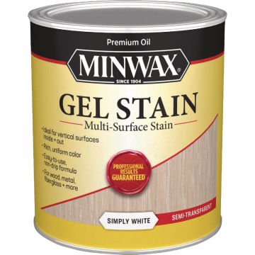 Minwax 1 Qt. Simply White Gel Stain