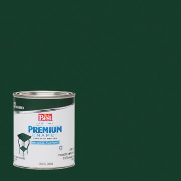 Do it Best Fast Dry Acrylic Latex Gloss Premium Enamel, Hunter Green, 1 Qt.
