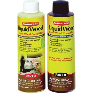 Abatron LiquidWood - Includes 6 Oz. Part & 6 Oz. Part B