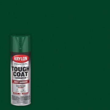 Krylon Industrial Tough Coat 15 Oz. Gloss Dark Green Rust Barrier Spray Enamel