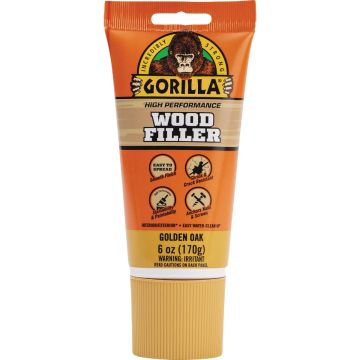 Gorilla 6 Oz. Golden Oak Wood Filler Tube