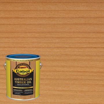 Cabot Australian Timber Oil Low VOC, Amber Wood, 1 Gal.
