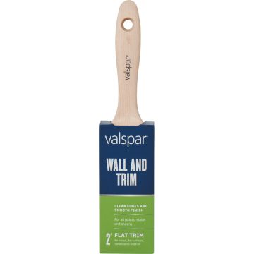 Valspar 2 In. Wall & Trim Flat Trim Brush
