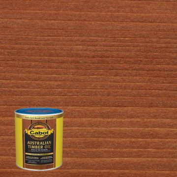 Cabot Australian Timber Oil Low VOC, Jarrah Brown, 1 Qt.