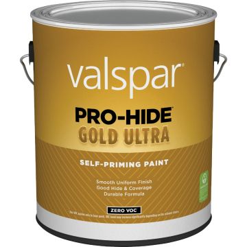 Valspar Pro-Hide Gold Ultra Zero VOC Satin Interior Wall Paint, Tint Base, 1 Gal.