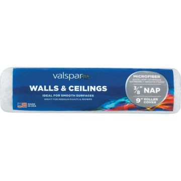 Valspar 9 In. Microfiber Walls & Ceilings Roller Covers