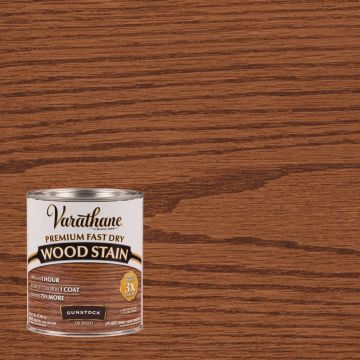 Varathane Fast Dry Gunstock Urethane Modified Alkyd Interior Wood Stain, 1 Qt.