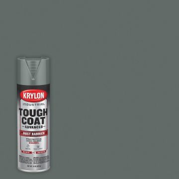 Krylon Industrial Tough Coat 15 Oz. Gloss Dark Machinery Gray Rust Barrier Spray Enamel