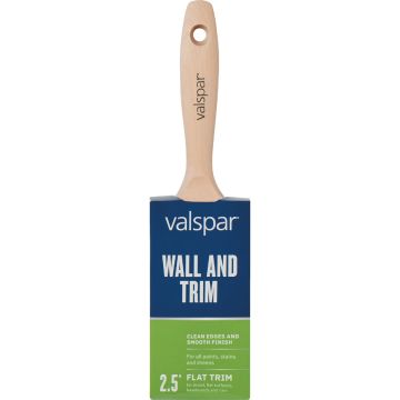 Valspar 2.5 In. Wall & Trim Flat Trim Brush