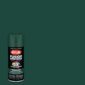 Krylon Fusion All-In-One 12 Oz. Satin Spray Paint, Hunter Green