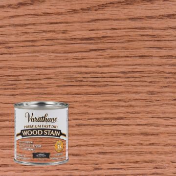 Varathane Fast Dry Light Walnut Urethane Modified Alkyd Interior Wood Stain, 1/2 Pt.