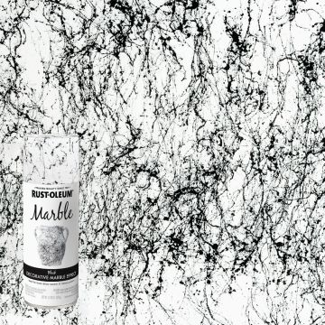 Rust-Oleum 10.25 Oz. Black Marble Spray Paint.