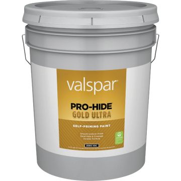 Valspar Pro-Hide Gold Ultra Zero VOC Satin Interior Wall Paint, Tint Base, 5 Gal.