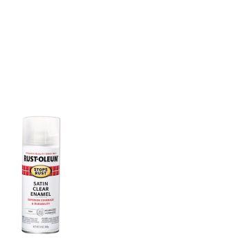 Rust-Oleum Stops Rust Clear 12 Oz. Satin Anti-Rust Spray Paint