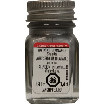 Testors Craft 0.25 Oz. Metallic Enamel Brush Paint, Silver