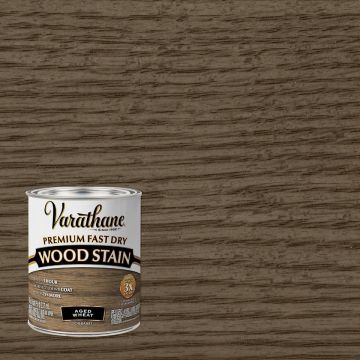 Varathane Fast Dry Aged Wheat Urethane Modified Alkyd Interior Wood Stain, 1/2 Pt.