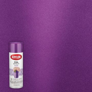 Krylon 8 Oz. Premium Foil Metallic Purple Spray Paint