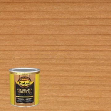 Cabot Australian Timber Oil, Amber Wood, 1 Qt.