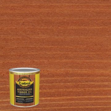 Cabot Australian Timber Oil, Mahogany Flame, 1 Qt.