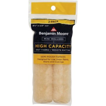 Benjamin Moore 6.5 In. x 1/2 In. High Capacity Roller (2-Pack)
