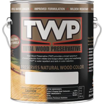 TWP 1500 Series Low VOC Wood Preservative Deck Stain, Dark Oak, 1 Gal.