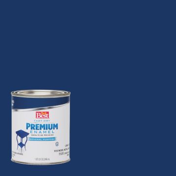 Do it Best Fast Dry Acrylic Latex Gloss Premium Enamel, Navy Blue, 1 Qt.