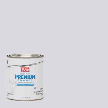 Do it Best Fast Dry Acrylic Latex Gloss Premium Enamel, White, 1 Qt.