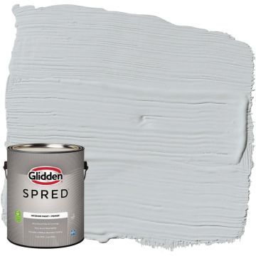 Glidden Spred Interior Grab-N-Go Paint + Primer Semi-Gloss Paint, Ghost Whisperer, 1 Gal.