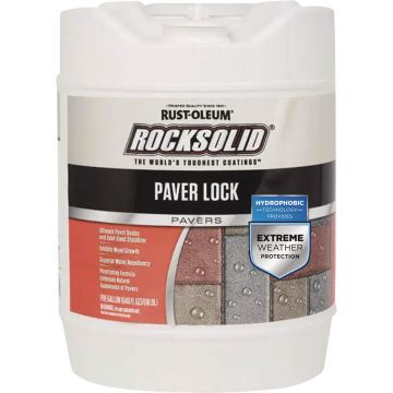 Rust-Oleum RockSolid Paver Lock, 5 Gal., Clear