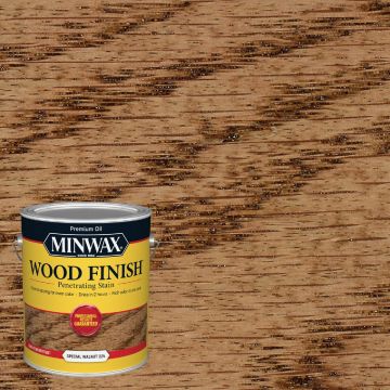 Minwax Wood Finish Penetrating Stain, Special Walnut, 1 Gal.