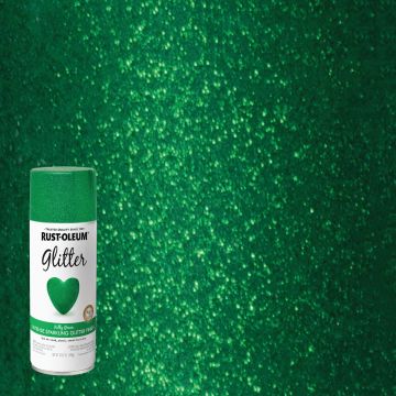 Rust-Oleum 10.25 Oz. Kelly Green Glitter Spray Paint