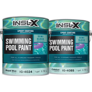 Insl-X Royal Blue Semi-Gloss 2-Part Epoxy Pool Paint