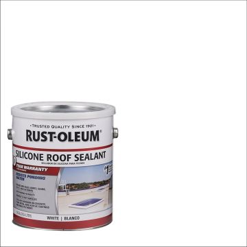 Rust-Oleum 1 Gal. Silicone Roof Sealant, White