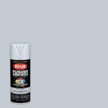 Krylon Fusion All-In-One 12 Oz. Matte Spray Paint, Glacier Gray