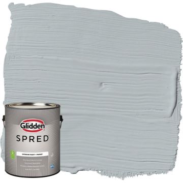 Glidden Spred Interior Grab-N-Go Paint + Primer Semi-Gloss Paint, Gray Frost, 1 Gal.