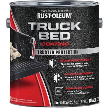 Rust-Oleum Automotive Truck Bed Coating, Gallon, Black