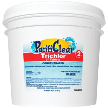 PacifiClear 3 In. 25 Lb. Trichlor Chlorine Tablet