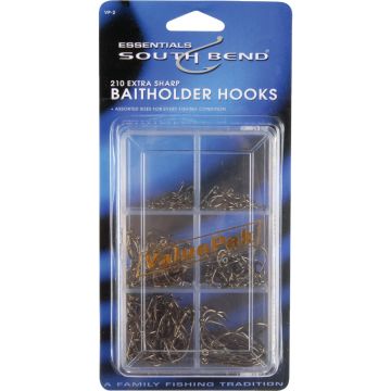 Vanguard 210-Piece Value Pack Assorted Bait Fishing Hook Kit