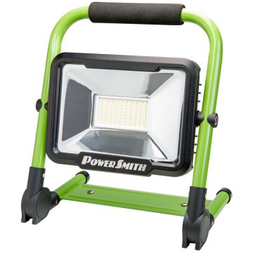 Battery Powered 3,000 Lumen Rechargeable LED Work Light w/ Foldable Magnetic Base RichPower Industries PWLR030FM PowerSmith 
