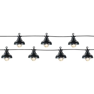 Lumineo 15 Ft. 10-Light Warm White LED Outdoor Party String Light Set