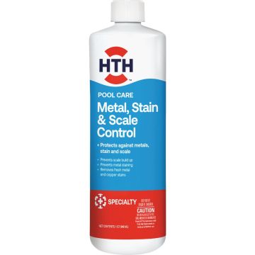 HTH Pool Care 1 Qt. Liquid Metal, Stain & Scale Control